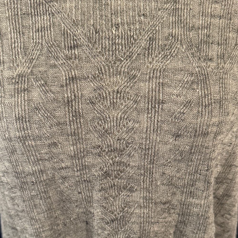 Gray and Blue Long Sleeve Sweater - Picture 7 of 8
